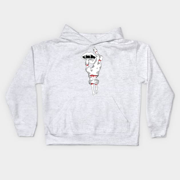 Shut up Kids Hoodie by White Name